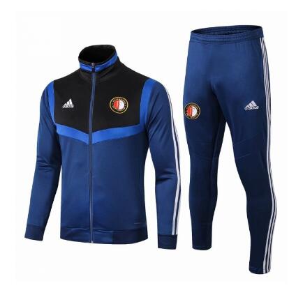 2019-2020 Veste de survêtement Feyenoord costume bleu